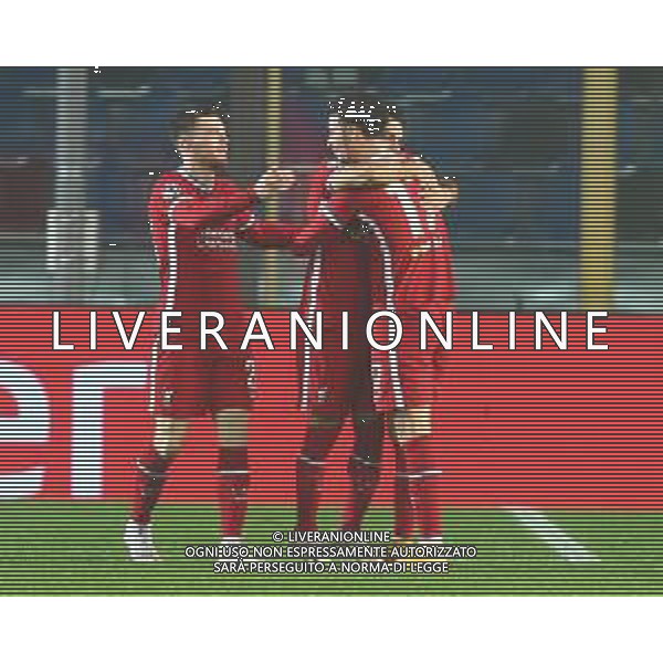 Atalanta-Liverpool Uefa Champions League 2020/2021 3a giornata Bergamo, 3 novembre 2020 Nella foto: Mohamed Salah esulta dopo il gol del 3-0 Ph. Soli - Ag. Aldo Liverani /AGENZIA ALDO LIVERANI SAS