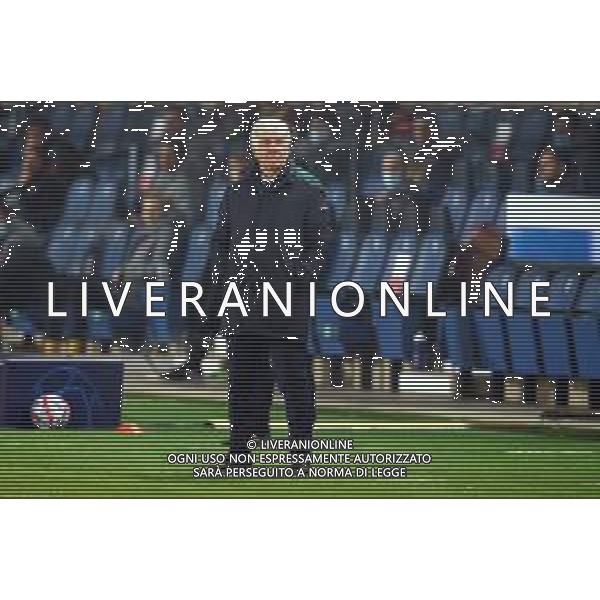 Atalanta-Liverpool Uefa Champions League 2020/2021 3a giornata Bergamo, 3 novembre 2020 Nella foto: la delusione di Gian piero Gasperini dopo il gol del 5-0 Ph. Soli - Ag. Aldo Liverani/AGENZIA ALDO LIVERANI SAS