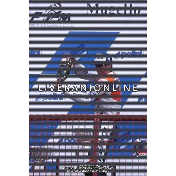 MICHAEL \'MICK\' DOOHAN, PILOTA MOTOCICLISTICA AUSTRALIANO - RETROSPETTIVA NELLA FOTO NEL 1997 AL MUGELLO SUL PODIO ©Controluce Monza/ ARCHIVIO AGENZIA ALDO LIVERANI SAS