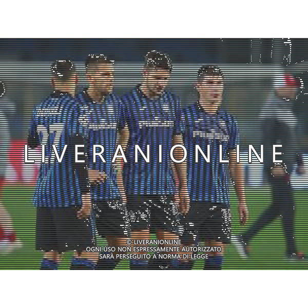 Atalanta-Liverpool Uefa Champions League 2020/2021 3a giornata Bergamo, 3 novembre 2020 Nella foto: la delusione dei giocatori dell\'Atalanta a fine gara Ph. Soli - Ag. Aldo Liverani