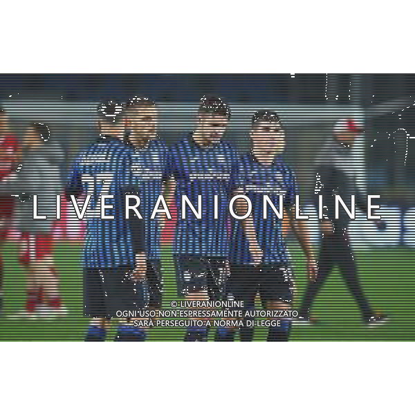 Atalanta-Liverpool Uefa Champions League 2020/2021 3a giornata Bergamo, 3 novembre 2020 Nella foto: la delusione dei giocatori dell\'Atalanta a fine gara Ph. Soli - Ag. Aldo Liverani