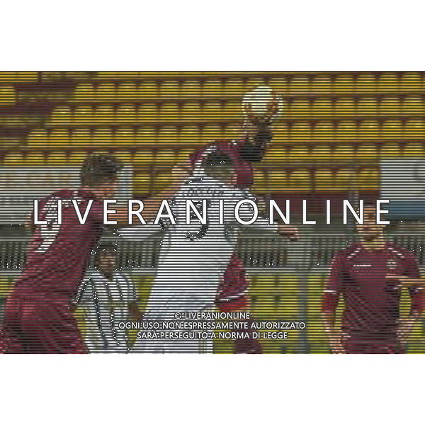 Livorno vs Juventus U23 - Campionato di Calcio Serie C - Lega Pro 2020/2021, 04 novembre 2020 Livorno, Italia Nella foto: Fabio Mazzeo (Livorno) di testa @LM/Fabio Fagiolini AG ALDO LIVERANI SAS