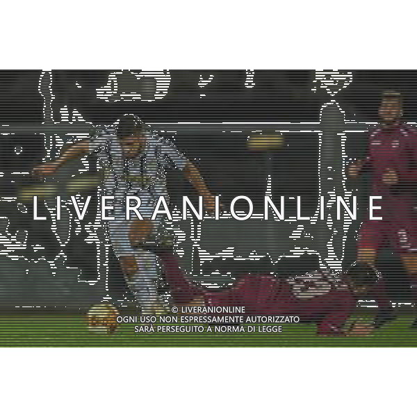 Livorno vs Juventus U23 - Campionato di Calcio Serie C - Lega Pro 2020/2021, 04 novembre 2020 Livorno, Italia Nella foto: Hamzi Rafia (Juventus U23) travolge Davide Agazzi (Livorno) @LM/Fabio Fagiolini AG ALDO LIVERANI SAS
