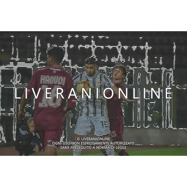 Livorno vs Juventus U23 - Campionato di Calcio Serie C - Lega Pro 2020/2021, 04 novembre 2020 Livorno, Italia Nella foto: Hamzi Rafia (Juventus U23) e Tino Parisi (Livorno) @LM/Fabio Fagiolini AG ALDO LIVERANI SAS