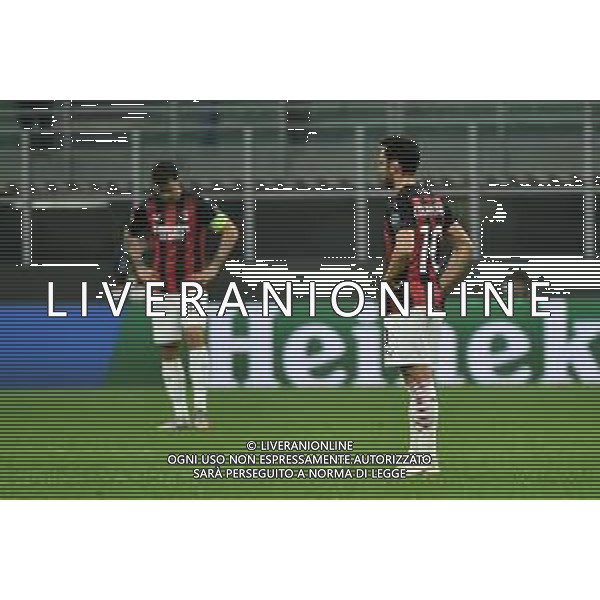 delusione Milan -hakan calhanoglu Milan vs LOSC Lille UEFA Europa League fase a gironi 3¬∞ giornata - gruppo H Milano 05-11-2020 Stadio Giuseppe Meazza - San Siro foto Roberto Garavaglia/agenzia Aldo Liverani sas/ AGENZIA ALDO LIVERANI SAS