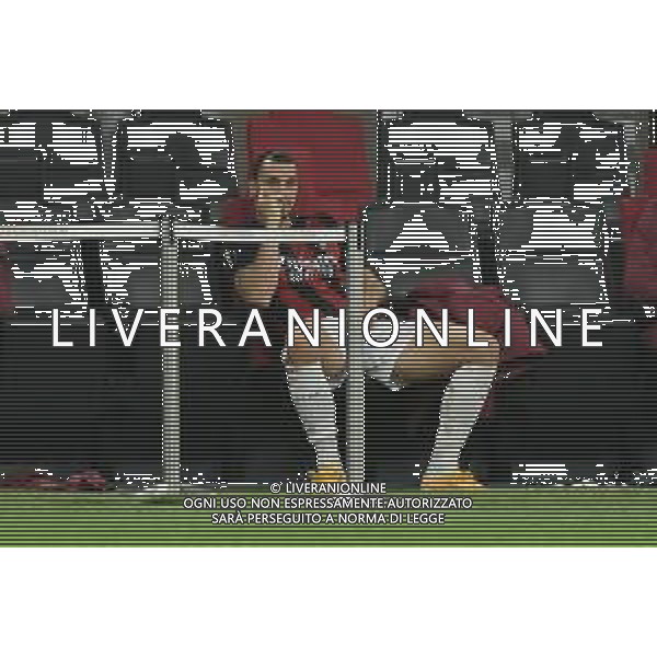 Zlatan Ibrahimovic (Milan) dopo la sostituzione Milan vs LOSC Lille UEFA Europa League fase a gironi 3¬∞ giornata - gruppo H Milano 05-11-2020 Stadio Giuseppe Meazza - San Siro foto Roberto Garavaglia/agenzia Aldo Liverani sas/ AGENZIA ALDO LIVERANI SAS