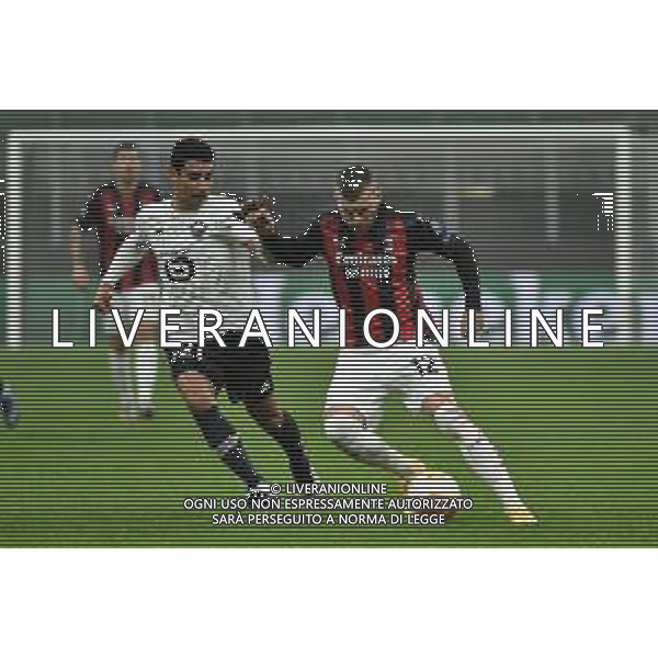 Ante Rebic (Milan) e sulla SX Benjamin Andre\' (LOSC Lille) Milan vs LOSC Lille UEFA Europa League fase a gironi 3¬∞ giornata - gruppo H Milano 05-11-2020 Stadio Giuseppe Meazza - San Siro foto Roberto Garavaglia/agenzia Aldo Liverani sas/ AGENZIA ALDO LIVERANI SAS