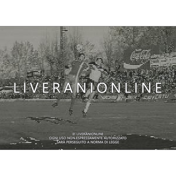 30-11-1980 MONZA CAMPIONATO DI CALCIO SERIE B MONZA PALERMO 1-1 NELLA FOTO AZIONE DI GIOCO AG ALDO LIVERANI SAS