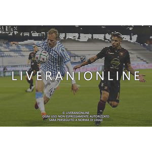 Spal - Salernitana Serie BKT 06/11/2020 nella foto: Lorenzo Dickmann(spal ferrara) ©Claudio Zamagni/Agenzia Aldo Liverani during Italian Serie BKT soccer match between Spal and Salernitana at Paolo Mazza Stadium in Ferrara on November 6 2020 photo credit by Claudio Zamagni/Aldo Liverani Photo Agency/ AGENZIA ALDO LIVERANI SAS