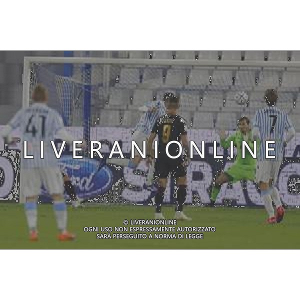 Spal - Salernitana Serie BKT 06/11/2020 nella foto: goal Valoti Mattia (spal ferrara) ©Claudio Zamagni/Agenzia Aldo Liverani goal Valoti Mattia (spal ferrara) during Italian Serie BKT soccer match between Spal and Salernitana at Paolo Mazza Stadium in Ferrara on November 6 2020 photo credit by Claudio Zamagni/Aldo Liverani Photo Agency/ AGENZIA ALDO LIVERANI SAS