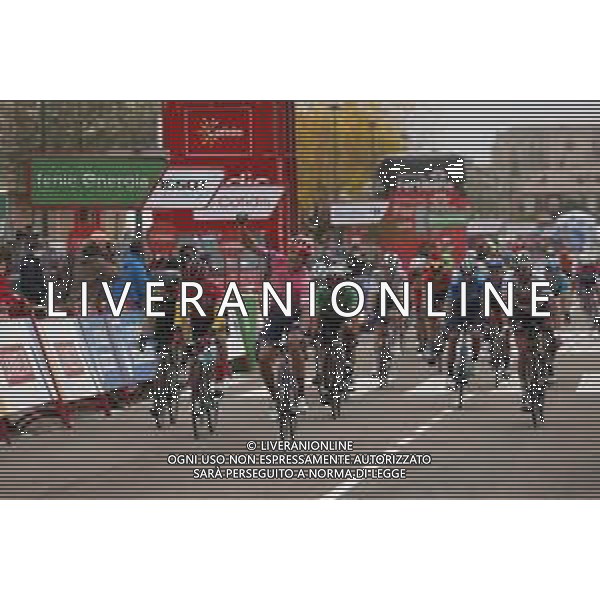 06-11-2020 Vuelta A Espana; Tappa 16 Salamanca - Ciudad Rodrigo; 2020, Ef; 2020, Jumbo - Visma; Nielsen Magnus, Cort; Roglic, Primoz; Ciudad Rodrigo; ©SIROTTI / AGENZIA ALDO LIVERANI SAS
