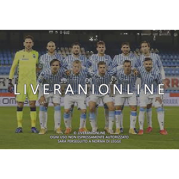 Spal - Salernitana Serie BKT 06/11/2020 nella foto: formazione della spal ©Claudio Zamagni/Agenzia Aldo Liverani line up of spal during Italian Serie BKT soccer match between Spal and Salernitana at Paolo Mazza Stadium in Ferrara on November 6 2020 photo credit by Claudio Zamagni/Aldo Liverani Photo Agency / AGENZIA ALDO LIVERANI SAS