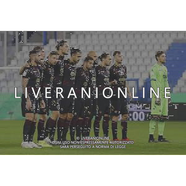Spal - Salernitana Serie BKT 06/11/2020 nella foto: la formazione della salernitana ©Claudio Zamagni/Agenzia Aldo Liverani line up of salernitana during Italian Serie BKT soccer match between Spal and Salernitana at Paolo Mazza Stadium in Ferrara on November 6 2020 photo credit by Claudio Zamagni/Aldo Liverani Photo Agency / AGENZIA ALDO LIVERANI SAS