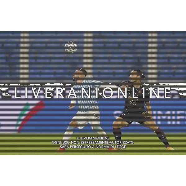 Spal - Salernitana Serie BKT 06/11/2020 nella foto: di francesco federico Frédéric Veseli(salernitana) ©Claudio Zamagni/Agenzia Aldo Liverani di francesco federico di francesco federico Frédéric Veseli(salernitana) during Italian Serie BKT soccer match between Spal and Salernitana at Paolo Mazza Stadium in Ferrara on November 6 2020 photo credit by Claudio Zamagni/Aldo Liverani Photo Agency / AGENZIA ALDO LIVERANI SAS