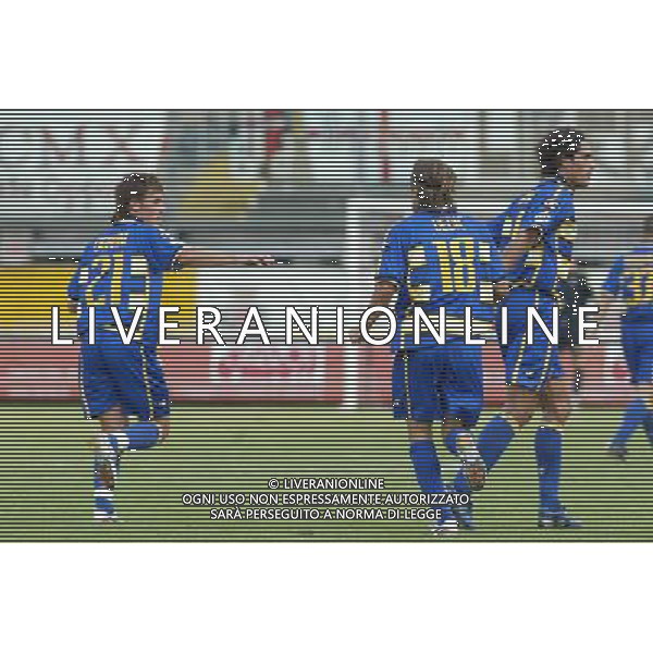 PADOVA 14/8/2005 PADOVA-PARMA 2¡ TURNO TIM CUP NELLA FOTO ESULTANZA DEDIC FOTO GARBUIO/AG ALDO LIVERANI