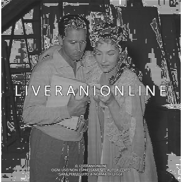 GINA LOLLOBRIGIDA ATTRICE ITALIANA - RETROSPETTIVA NELLA FOTO A ROMA CON IL MARITO MILKO SOFIC SUL SET ©ARCHIVIO GIOVANNI LIVERANI / AG. ALDO LIVERANI SAS