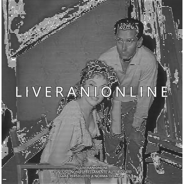 GINA LOLLOBRIGIDA ATTRICE ITALIANA - RETROSPETTIVA NELLA FOTO A ROMA CON IL MARITO MILKO SOFIC SUL SET ©ARCHIVIO GIOVANNI LIVERANI / AG. ALDO LIVERANI SAS