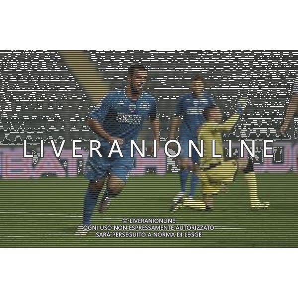 Empoli vs Reggina - Italian Football Championship League BKT 2020/2021, 07 November 2020 empoli, Italy Photo showing: Marco Olivieri of Empoli FC scores a goal of 3-0 @LM/Matteo Papini AG ALDO LIVERANI SAS