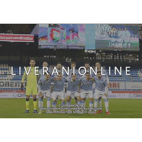 Spal - Salernitana Serie BKT 06/11/2020 nella foto: la formazione della SPAL ©Claudio Zamagni/Agenzia Aldo Liverani line up of Spal during Italian Serie BKT soccer match between Spal and Salernitana at Paolo Mazza Stadium in Ferrara on November 6 2020 photo credit by Claudio Zamagni/Aldo Liverani Photo Agency