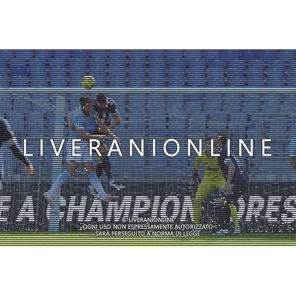 Lazio vs Juventus Campionato Serie A TIM - 7 giornata Stadio Olimpico - Roma 08-11-2020 nella foto Muriqi e leonardo Bonucci in contrasto ©Federico Gaetano / AGENZIA ALDO LIVERANI SAS