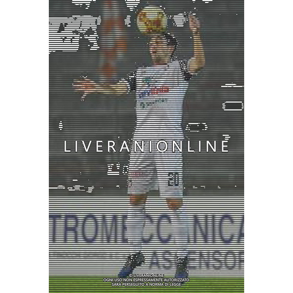 Pistoiese vs Pontedera - Campionato di Calcio Serie C - Lega Pro 2020/2021, 08 novembre 2020 Pistoia, Italia Nella foto: Giacomo Benedetti (Pontedera) @LM/Fabio Fagiolini AG ALDO LIVERANI SAS
