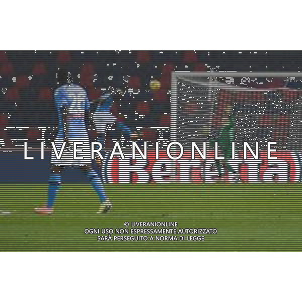 BOLOGNA - NAPOLI CAMPIONATO CALCIO SERIE A TIM 08.11.2020 NELLA FOTO IL GOL DI VICTOR OSIMHEN ©Roberto Villani / AGENZIA ALDO LIVERANI SAS