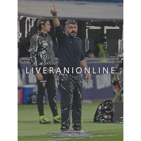 Bologna Calcio vs SSC Napoli - Italian soccer Serie A match 2020/2021, 08 November 2020 Dall&#39;Ara stadium, Bologna, Italy Photo showing: Gennaro Gattuso (Coach SSC Napoli) @LM/Ettore Griffoni AG ALDO LIVERANI SAS