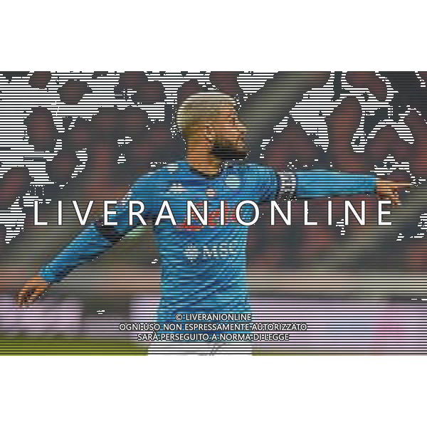 Bologna Calcio vs SSC Napoli - Italian soccer Serie A match 2020/2021, 08 November 2020 Dall&#39;Ara stadium, Bologna, Italy Photo showing: Lorenzo Insigne (Napoli) @LM/Ettore Griffoni AG ALDO LIVERANI SAS