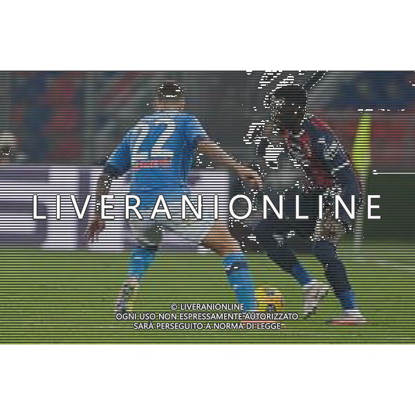 BOLOGNA - NAPOLI CAMPIONATO CALCIO SERIE A TIM 08.11.2020 NELLA FOTO Musa Barrow e Giovanni Di Lorenzo ©Roberto Villani / AGENZIA ALDO LIVERANI SAS