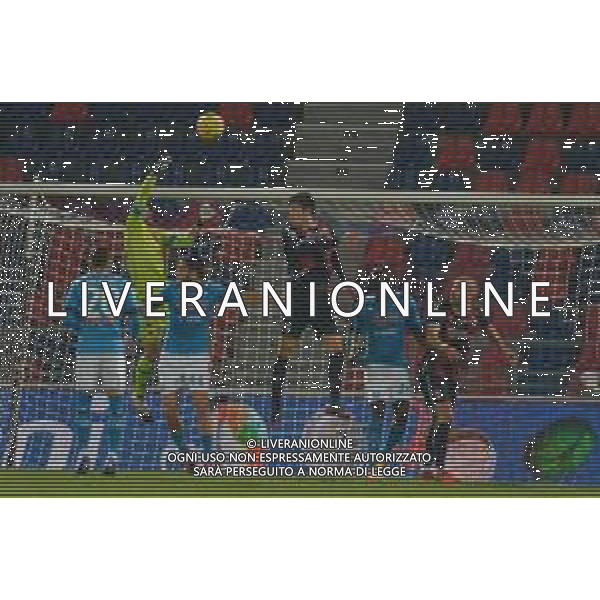 BOLOGNA - NAPOLI CAMPIONATO CALCIO SERIE A TIM 08.11.2020 NELLA FOTO Ospina e Tomiyasu ©Roberto Villani / AGENZIA ALDO LIVERANI SAS