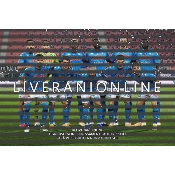 BOLOGNA - NAPOLI CAMPIONATO CALCIO SERIE A TIM 08.11.2020 NELLA FOTO FORMAZIONE Squadra Napoli ©Roberto Villani / AGENZIA ALDO LIVERANI SAS