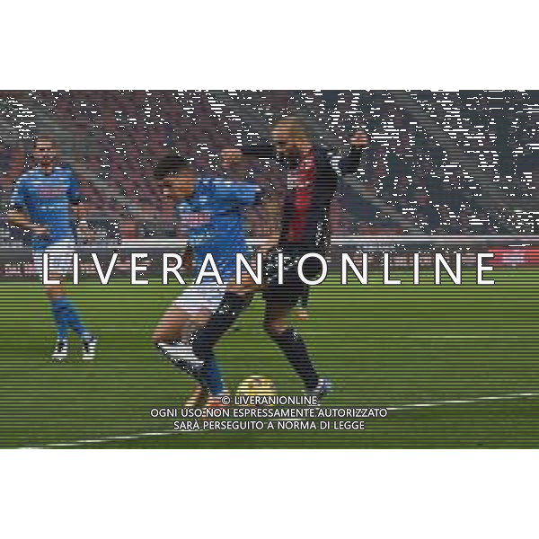 BOLOGNA - NAPOLI CAMPIONATO CALCIO SERIE A TIM 08.11.2020 NELLA FOTO Rodrigo Palacio e Giovanni Di Lorenzo ©Roberto Villani / AGENZIA ALDO LIVERANI SAS