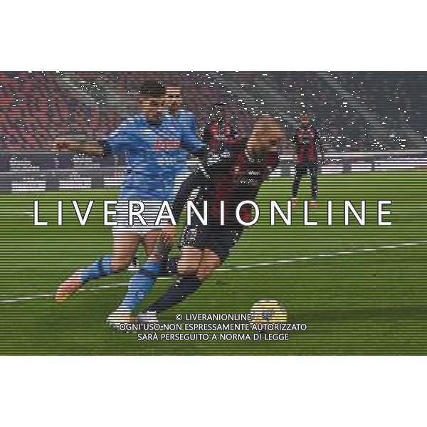 BOLOGNA - NAPOLI CAMPIONATO CALCIO SERIE A TIM 08.11.2020 NELLA FOTO Rodrigo Palacio e Giovanni Di Lorenzo ©Roberto Villani / AGENZIA ALDO LIVERANI SAS