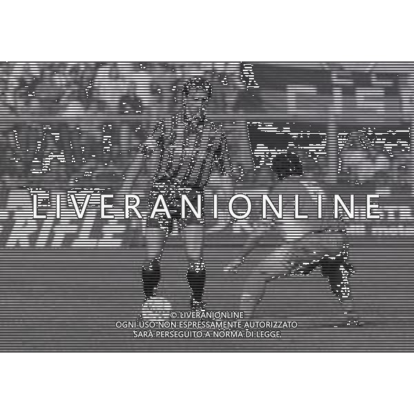 02-04-1995 BERGAMO CAMPIONATO DI CALCIO SERIE B ATALANTA PERUGIA 2-2 NELLA FOTO DANIELE FORTUNATO AG ALDO LIVERANI SAS