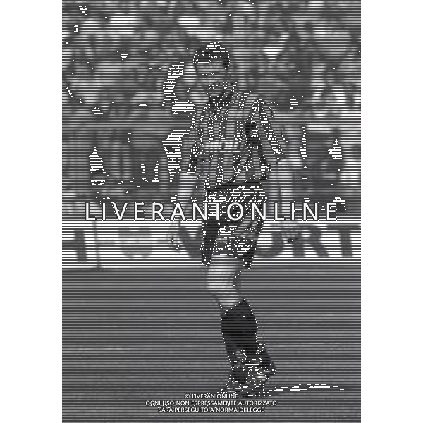 02-04-1995 BERGAMO CAMPIONATO DI CALCIO SERIE B ATALANTA PERUGIA 2-2 NELLA FOTO MAURIZIO GANZ AG ALDO LIVERANI SAS