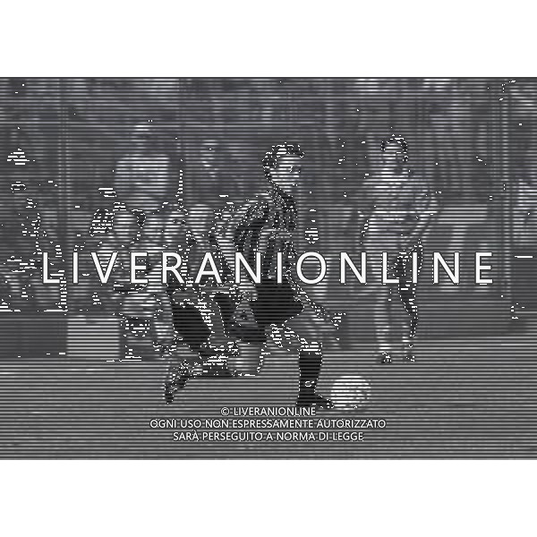 02-04-1995 BERGAMO CAMPIONATO DI CALCIO SERIE B ATALANTA PERUGIA 2-2 NELLA FOTO DOMENICO MORFEO AG ALDO LIVERANI SAS