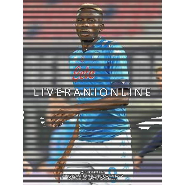 Bologna Calcio vs SSC Napoli - Italian soccer Serie A match 2020/2021, 08 November 2020 Dall&#39;Ara stadium, Bologna, Italy Photo showing: Victor Osimhen (Napoli) @LM/Ettore Griffoni AG ALDO LIVERANI SAS