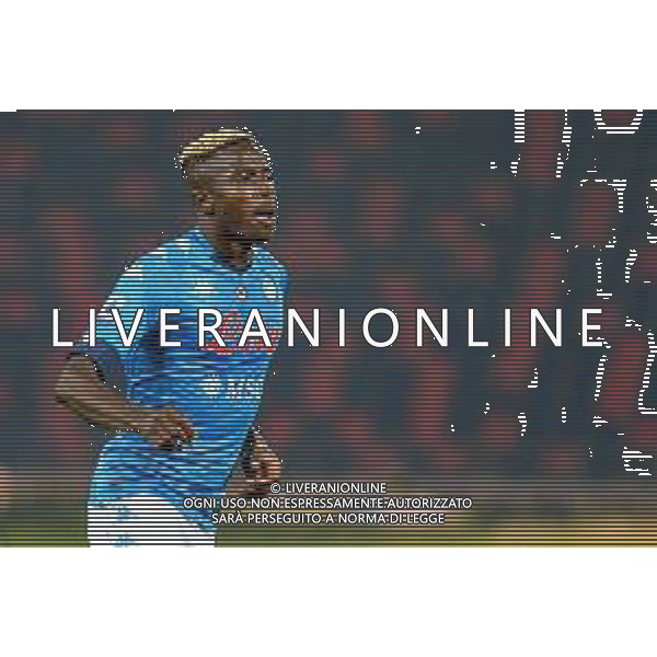 Bologna Calcio vs SSC Napoli - Italian soccer Serie A match 2020/2021, 08 November 2020 Dall&#39;Ara stadium, Bologna, Italy Photo showing: Victor Osimhen (Napoli) @LM/Ettore Griffoni AG ALDO LIVERANI SAS