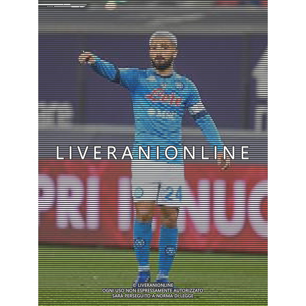 Bologna Calcio vs SSC Napoli - Italian soccer Serie A match 2020/2021, 08 November 2020 Dall&#39;Ara stadium, Bologna, Italy Photo showing: Lorenzo Insigne (Napoli) @LM/Ettore Griffoni AG ALDO LIVERANI SAS
