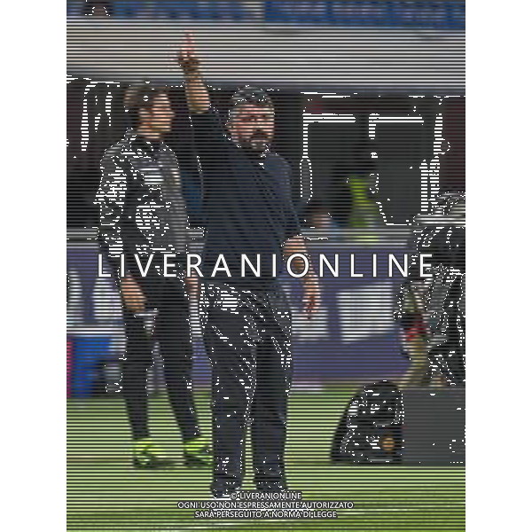 Bologna Calcio vs SSC Napoli - Italian soccer Serie A match 2020/2021, 08 November 2020 Dall&#39;Ara stadium, Bologna, Italy Photo showing: Gennaro Gattuso (Coach SSC Napoli) @LM/Ettore Griffoni AG ALDO LIVERANI SAS