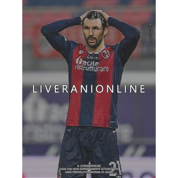 Bologna Calcio vs SSC Napoli - Italian soccer Serie A match 2020/2021, 08 November 2020 Dall&#39;Ara stadium, Bologna, Italy Photo showing: Roberto Soriano (Bologna) @LM/Ettore Griffoni AG ALDO LIVERANI SAS