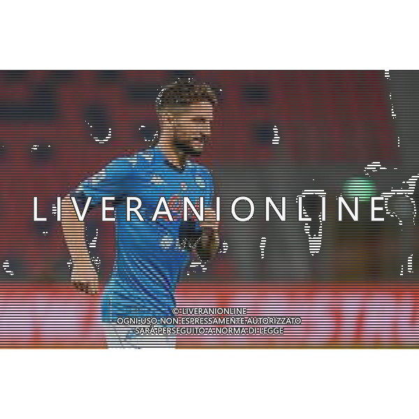 Bologna Calcio vs SSC Napoli - Italian soccer Serie A match 2020/2021, 08 November 2020 Dall&#39;Ara stadium, Bologna, Italy Photo showing: Dries Mertens (Napoli) @LM/Ettore Griffoni AG ALDO LIVERANI SAS
