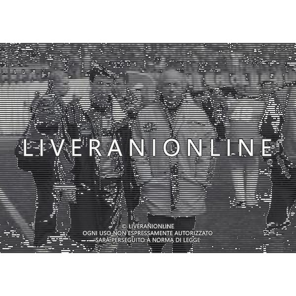 05-03-1995 MILANO CAMPIONATO DI CALCIO SERIE A INTER JUVENTUS 0-0 NELLA FOTO LUCA FUSI E OTTAVIO BIANCHI AG ALDO LIVERANI SAS