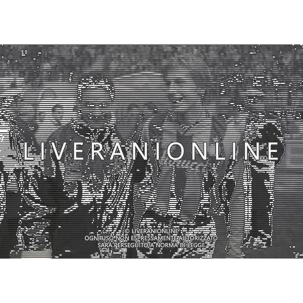 05-03-1995 MILANO CAMPIONATO DI CALCIO SERIE A INTER JUVENTUS 0-0 NELLA FOTO ROBERTO BAGGIO E ANDREA SENO AG ALDO LIVERANI SAS