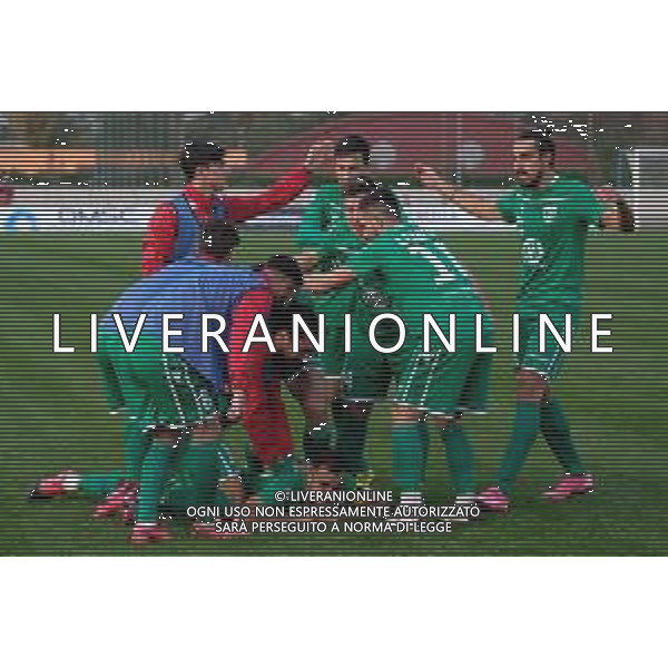 Legnago Salus vs Matelica - Campionato di Calcio Serie C - Lega Pro 2020/2021, 11 novembre 2020 Legnago (VR), Italia Nella foto: Esultanza del Matelica dopo il primo goal di Lorenzo Bordo - SS Matelica Calcio @LM/Roberto Tommasini/AGENZIA ALDO LIVERANI SAS
