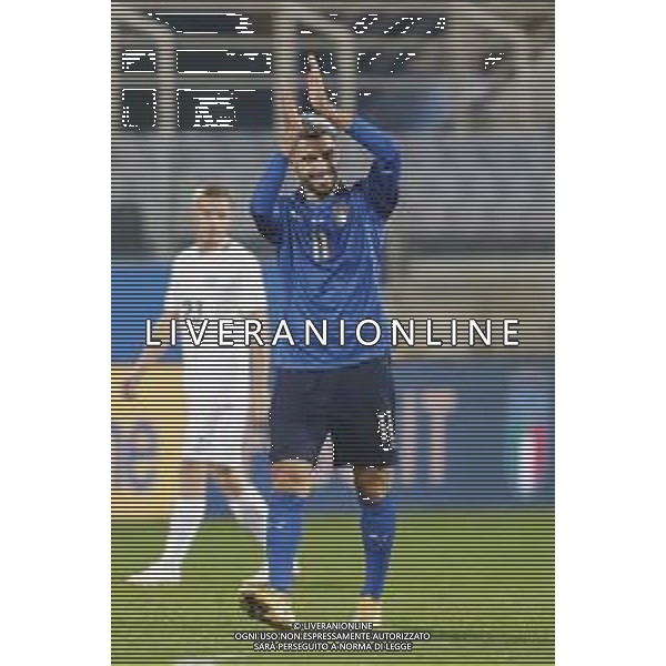 Firenze 11/11/2020 Italia - Estonia partita amichevole nella foto: esultanza Grifo Vincenzo(Italia)dopo il gol ©Claudio Zamagni/Agenzia Aldo Liverani Grifo Vincenzo(Italia) celebrates after scoring a goal during friendly soccer match between ITALY and ESTONIA at Artemio Franchi Stadium in Florence on 11 November 2020. photo credit by Claudio Zamagni/Aldo Liverani Photo Agency / AGENZIA ALDO LIVERANI SAS