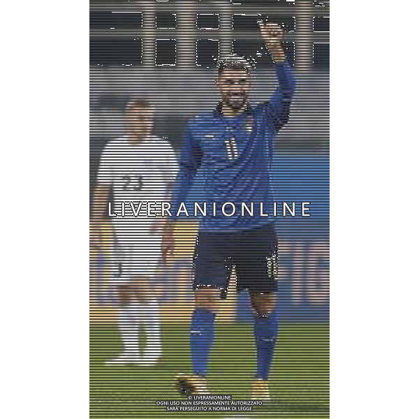 Firenze 11/11/2020 Italia - Estonia partita amichevole nella foto: Grifo Vincenzo(Italia) ©Claudio Zamagni/Agenzia Aldo Liverani Grifo Vincenzo(Italia) during friendly soccer match between ITALY and ESTONIA at Artemio Franchi Stadium in Florence on 11 November 2020. photo credit by Claudio Zamagni/Aldo Liverani Photo Agency