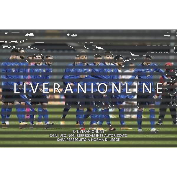 Firenze 11/11/2020 Italia - Estonia partita amichevole nella foto: Bastoni Alessandro(Italia) Tonali Sandro(Italia) Grifo Vincenzo(Italia)Emerson(Italia)D\'Ambrosio Danilo(Italia)Bastoni Alessandro(Italia)Lasagna Kevin(Italia)Bernardeschi Federico(Italia) ©Claudio Zamagni/Agenzia Aldo Liverani Bastoni Alessandro(Italia) Tonali Sandro(Italia) Grifo Vincenzo(Italia)Emerson(Italia)D\'Ambrosio Danilo(Italia)Bastoni Alessandro(Italia)Lasagna Kevin(Italia)Bernardeschi Federico(Italia) during friendly soccer match between ITALY and ESTONIA at Artemio Franchi Stadium in Florence on 11 November 2020. photo credit by Claudio Zamagni/Aldo Liverani Photo Agency