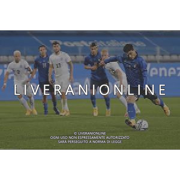 Firenze 11/11/2020 Italia - Estonia partita amichevole nella foto: goal Orsolini Riccardo (Italia) ©Claudio Zamagni/Agenzia Aldo Liverani goal Orsolini Riccardo (Italia) during friendly soccer match between ITALY and ESTONIA at Artemio Franchi Stadium in Florence on 11 November 2020. photo credit by Claudio Zamagni/Aldo Liverani Photo Agency