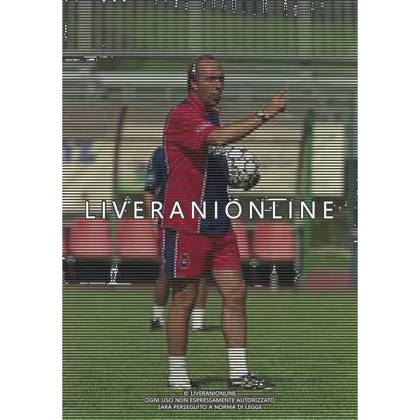 24-07-1998 ALLENAMENTO CAGLIARI CALCIO NELLA FOTO GIAN PIERO VENTURA ALLENATORE CAGLIARI AG ALDO LIVERANI SAS
